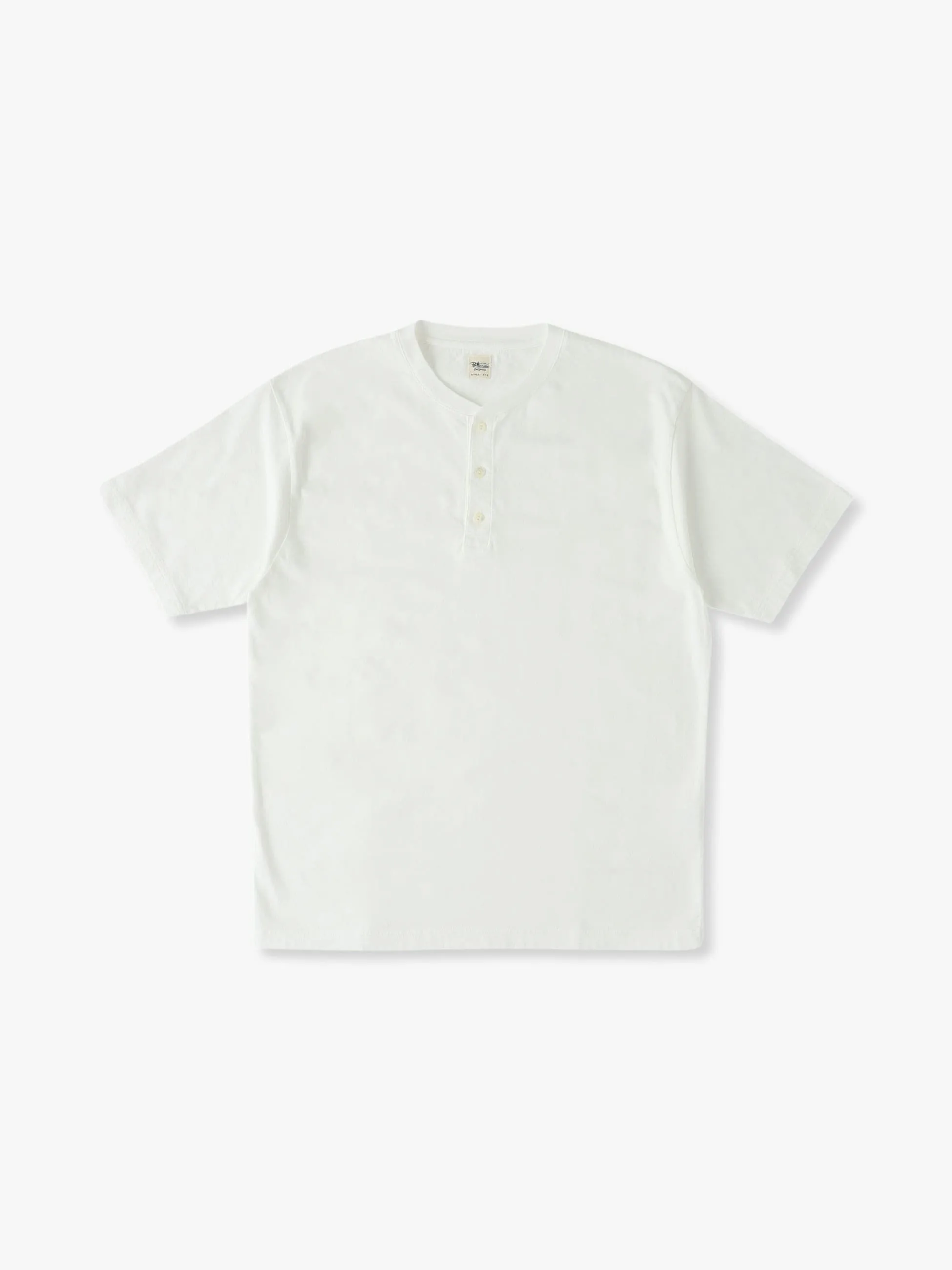 Ron Herman  |Henry Neck Plain Cotton Short Sleeves Surf Style