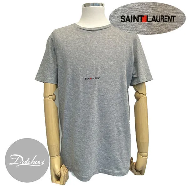 Saint Laurent  |Crew Neck Unisex Street Style U-Neck Plain Cotton