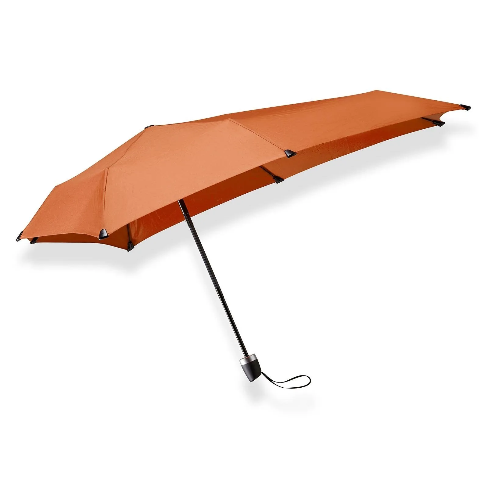 Senz° Parapluie pliable noir mini automatique tomette