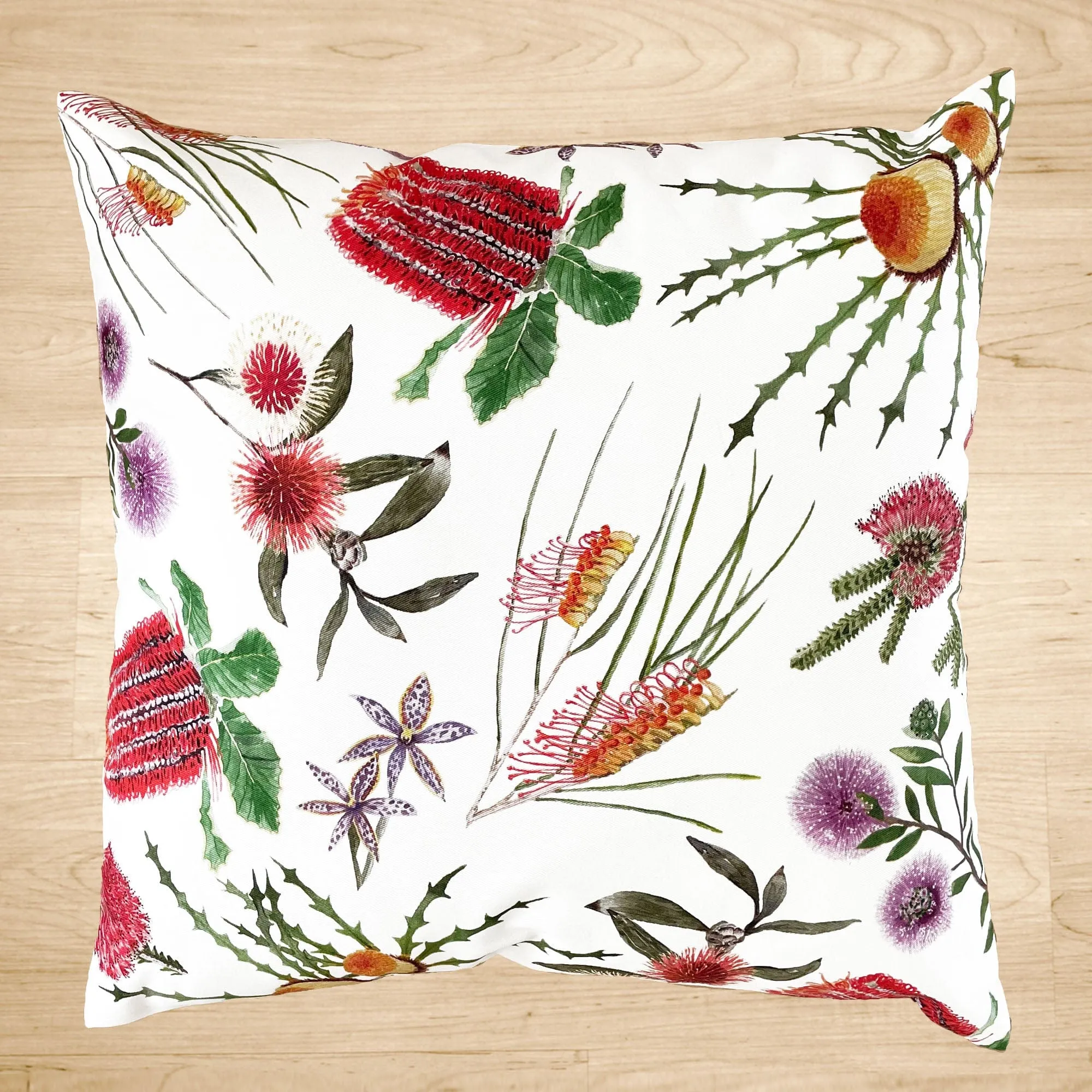 South West of WA Flora Cushion Cover Cotton Drill