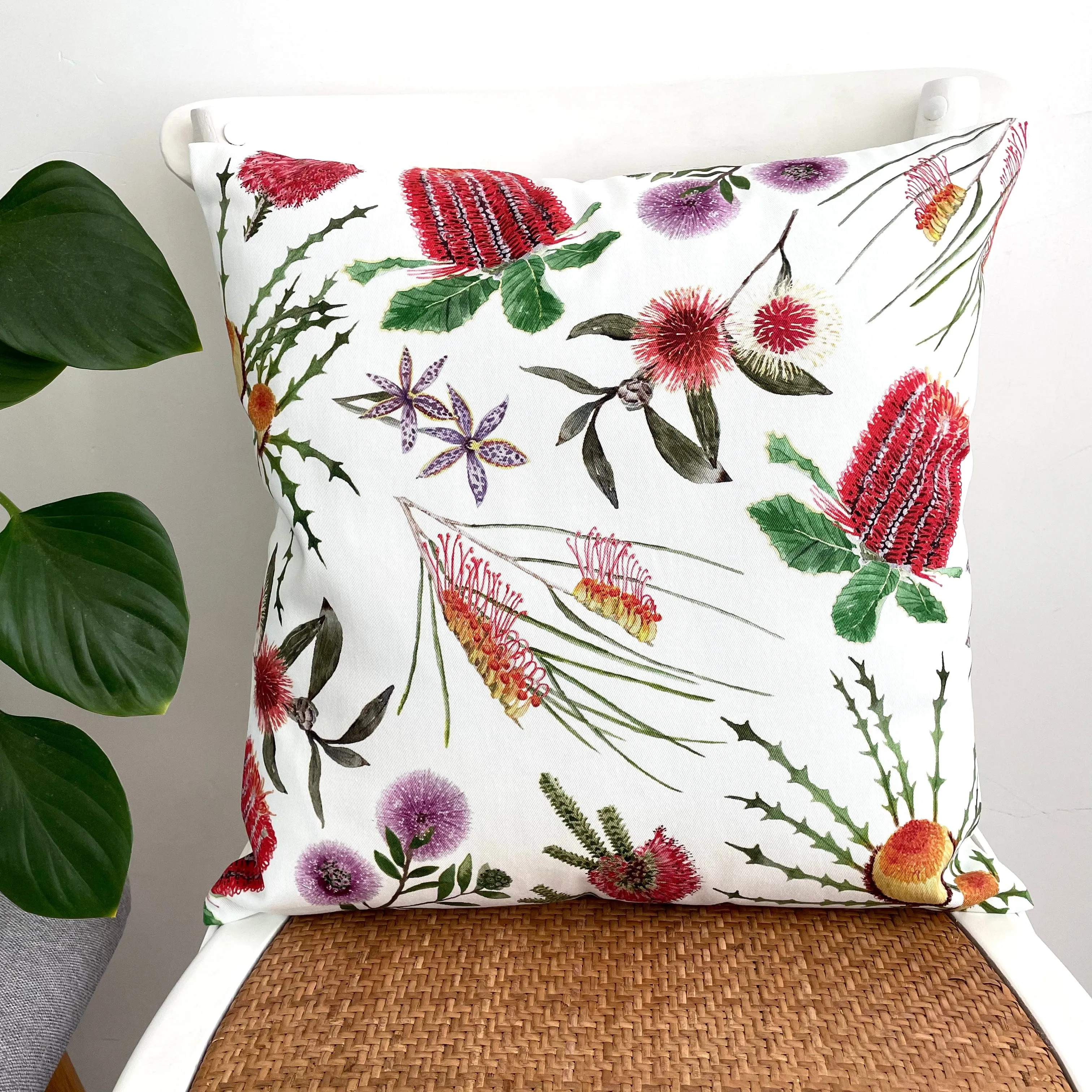 South West of WA Flora Cushion Cover Cotton Drill