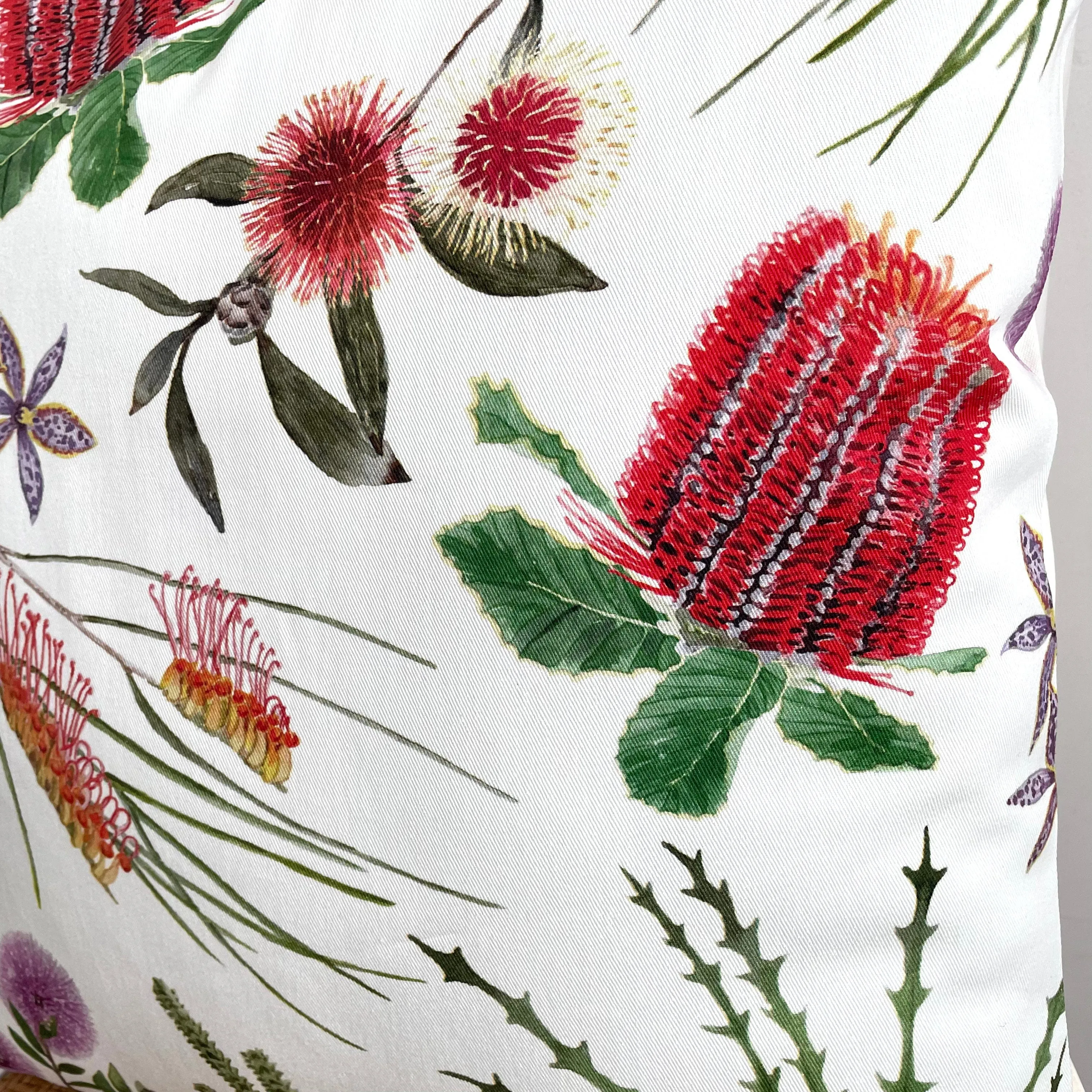 South West of WA Flora Cushion Cover Cotton Drill