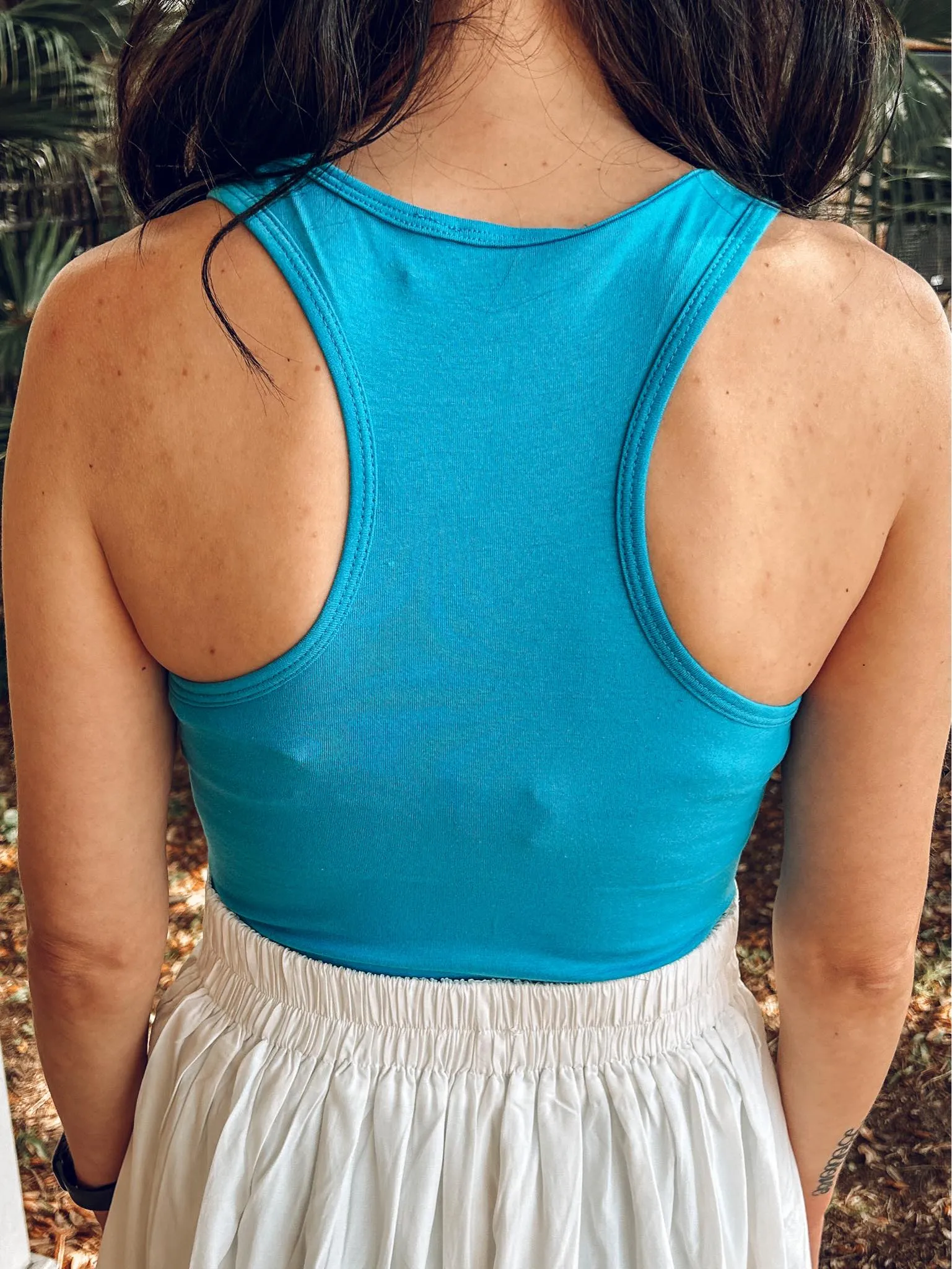 Tidal Cotton Bodysuit | Blue