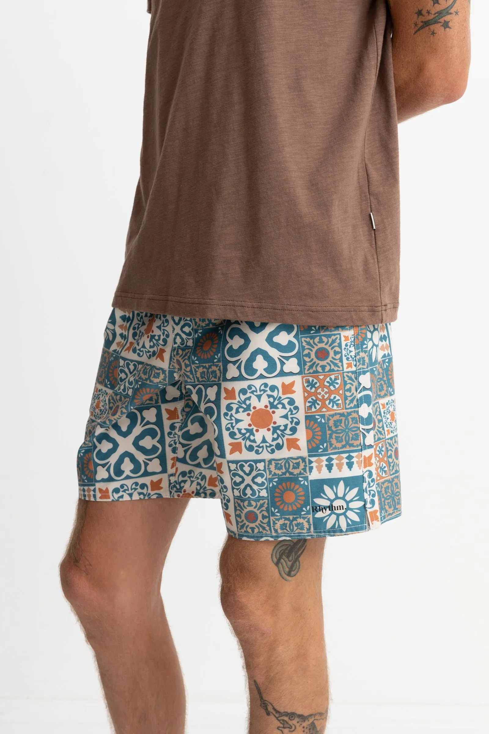 Tile Beach Short Teal