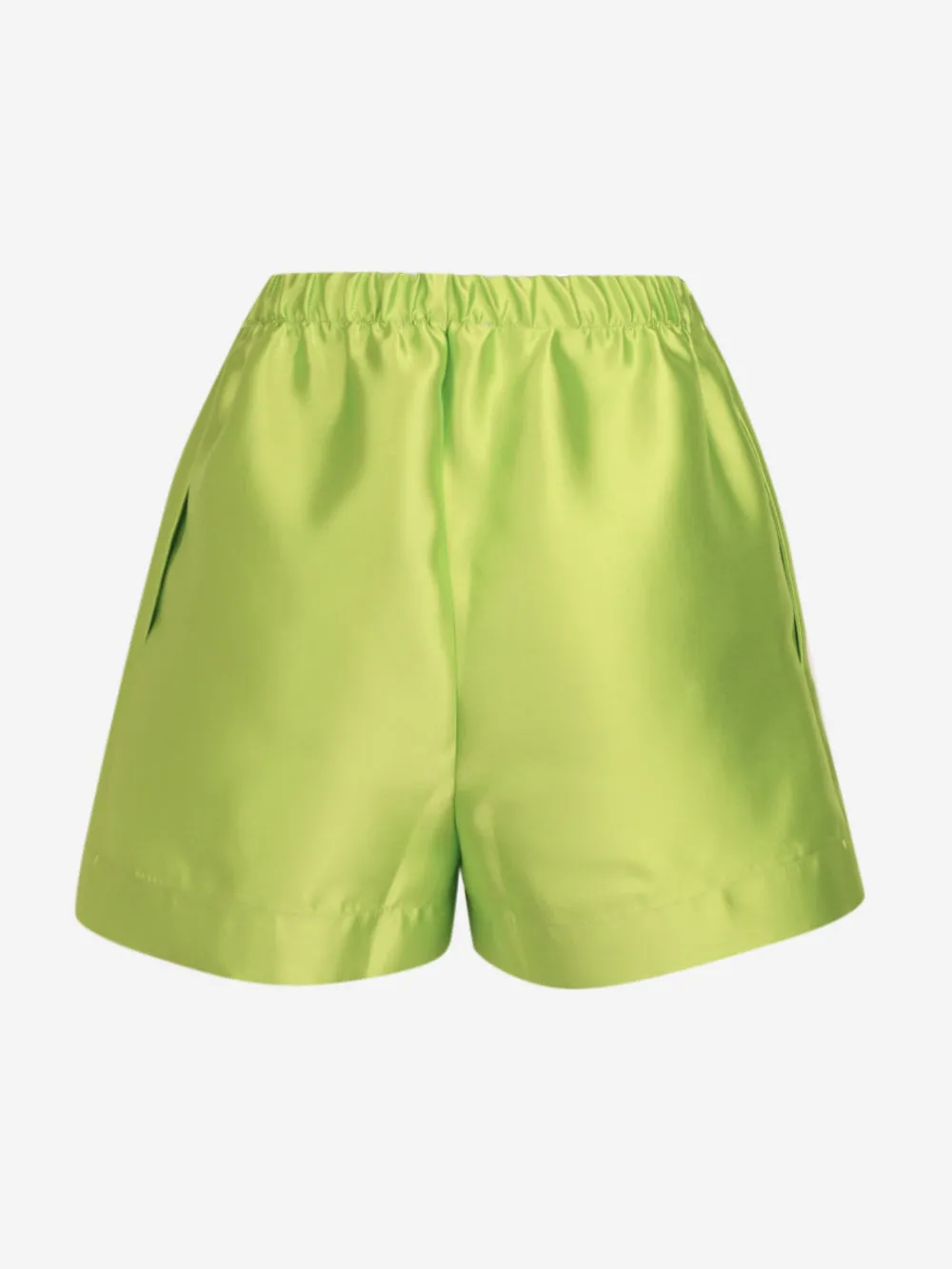 Tm quadra exclusive - Short in raso con elastico in vita e tasche a filo modello Rolfo