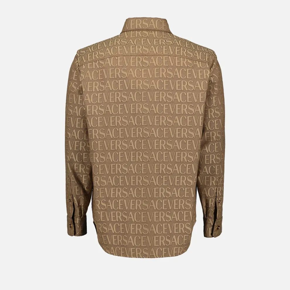 VERSACE  |Unisex Logo Luxury Shirts