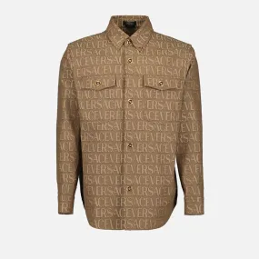 VERSACE  |Unisex Logo Luxury Shirts