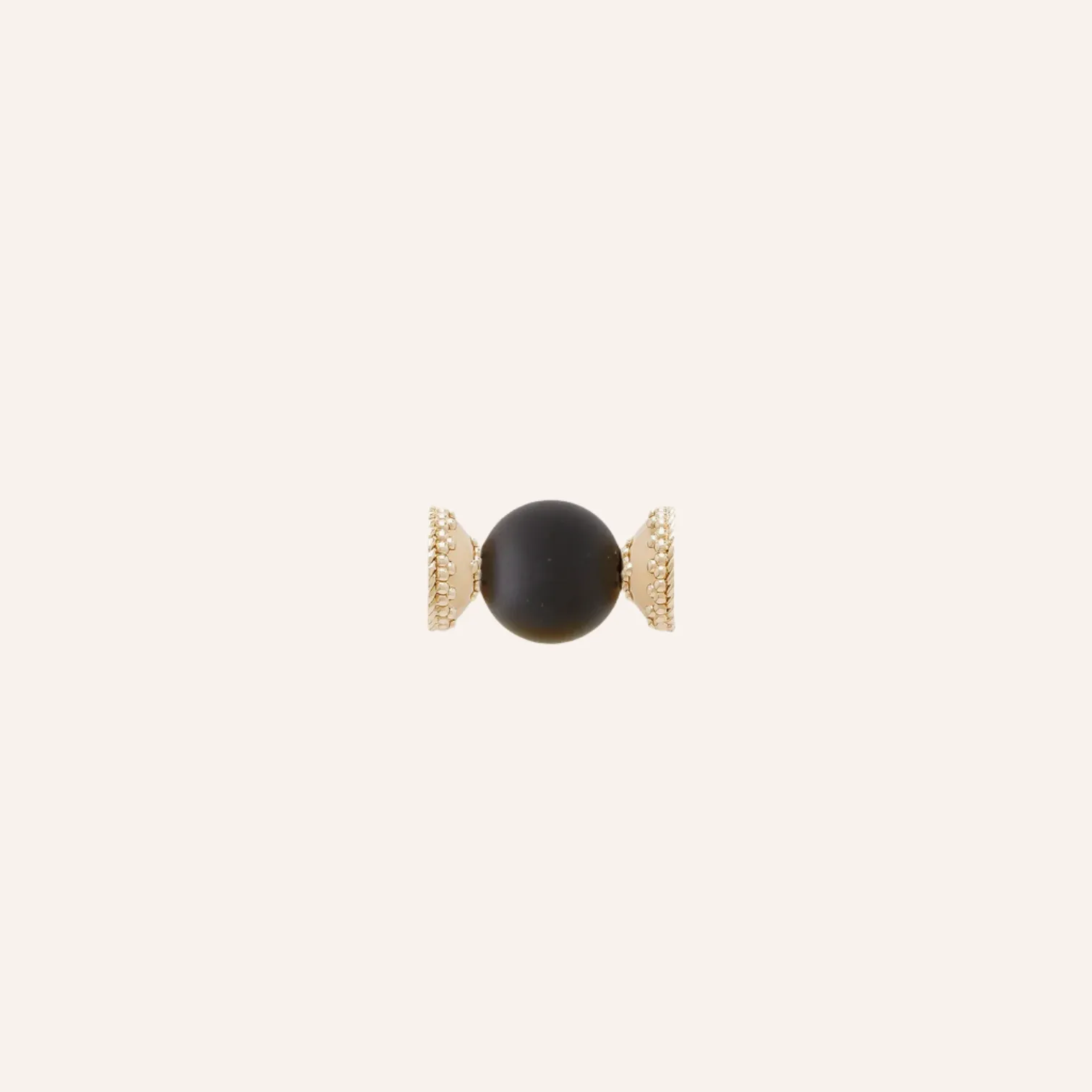 Victoire Matte Black Onyx 12mm Mini Centerpiece