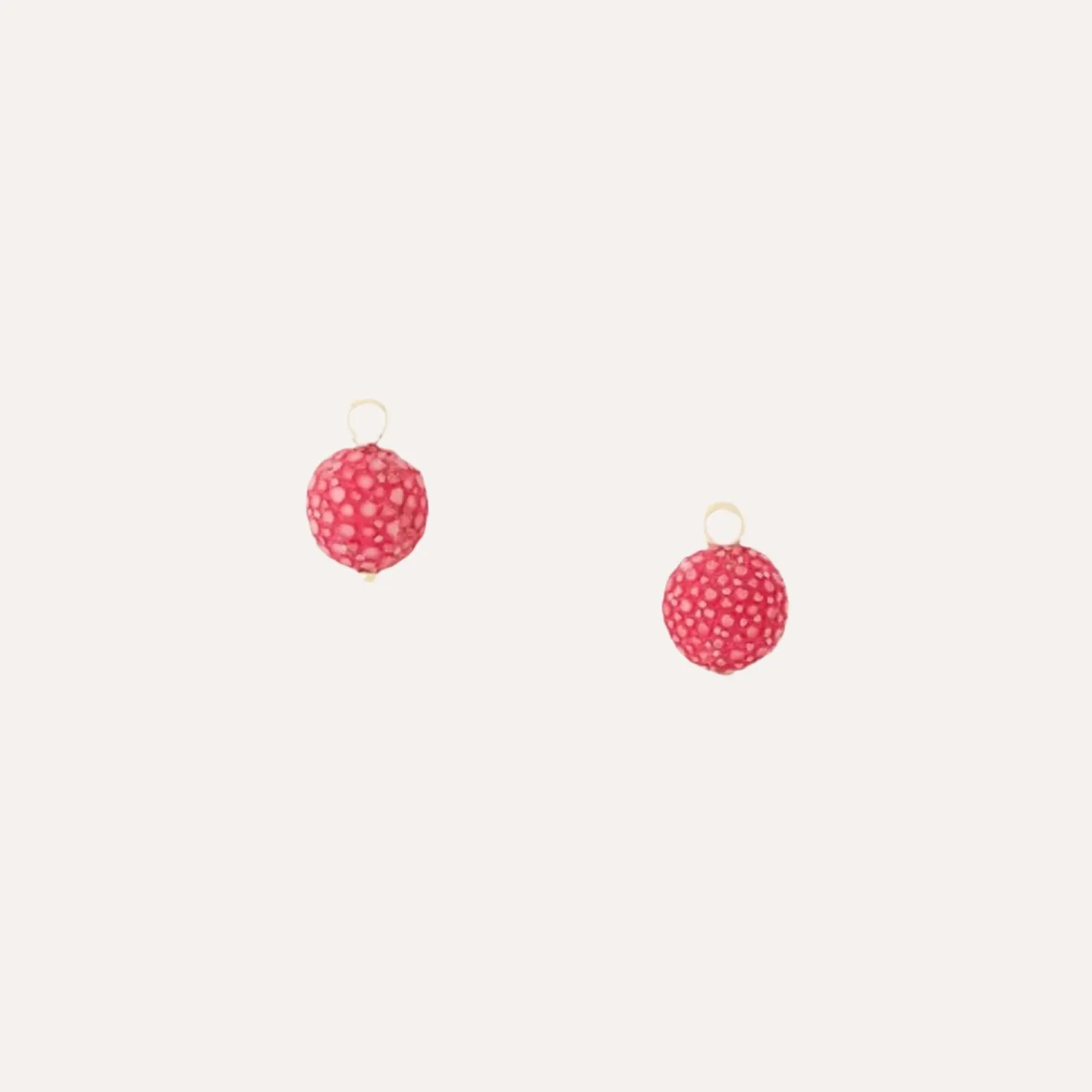 Victoire Pink Stingray 10mm Earring Drops