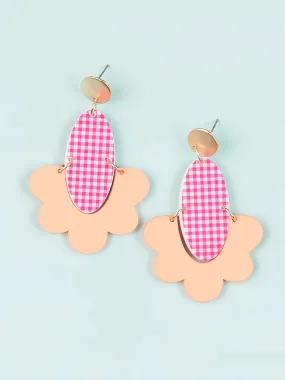 Wallace Earrings- Pink Gathered Goods