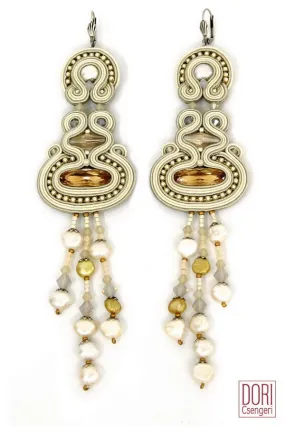 White Town Long Earring