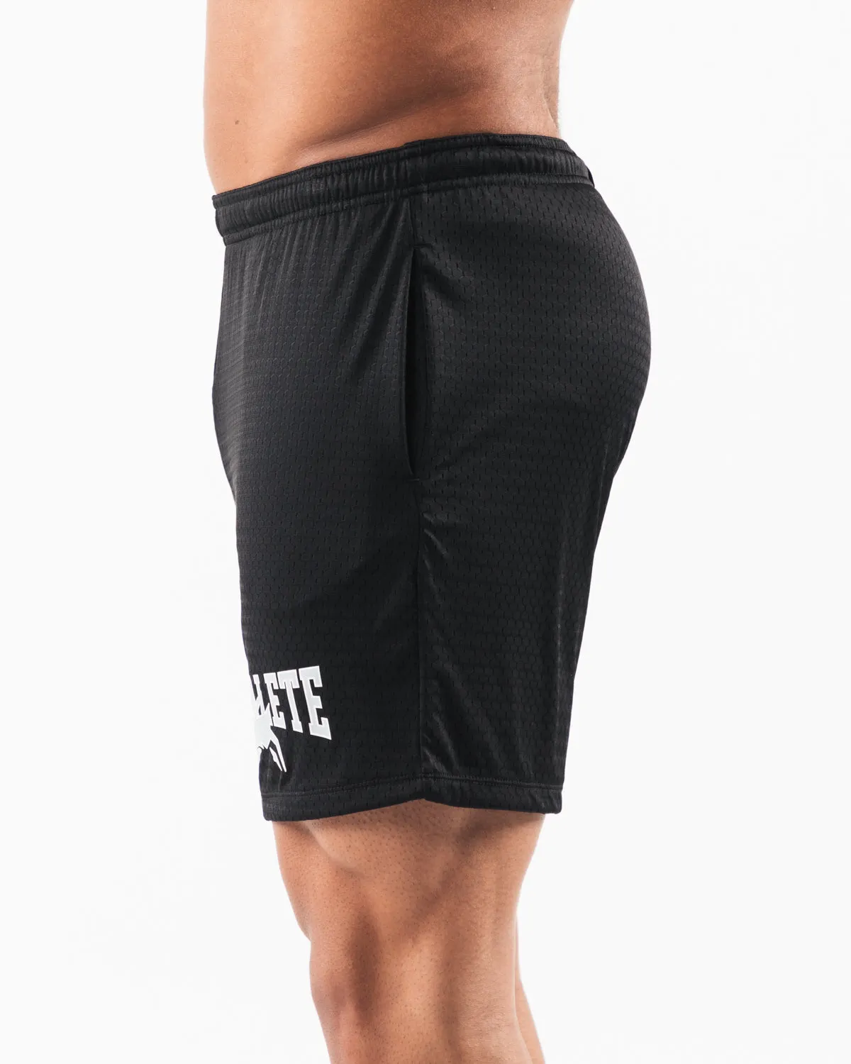 Wolf Head Mesh Short 6 - Black