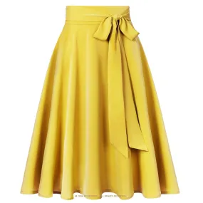 Women Chiffon Skirt Long High Waist